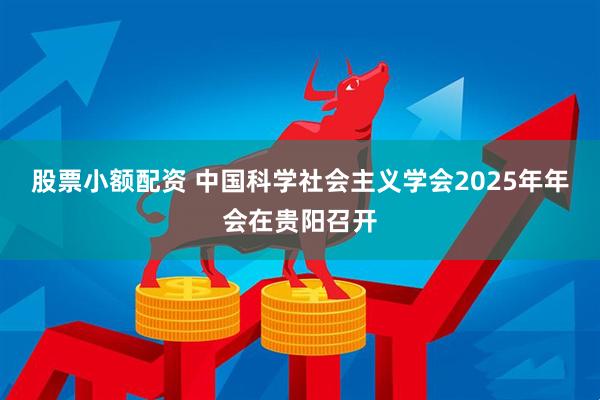 股票小额配资 中国科学社会主义学会2025年年会在贵阳召开